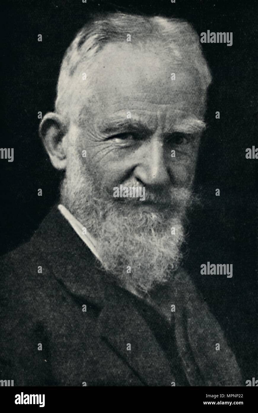 'George Bernard Shaw', C1925. Artista: sconosciuto. Foto Stock