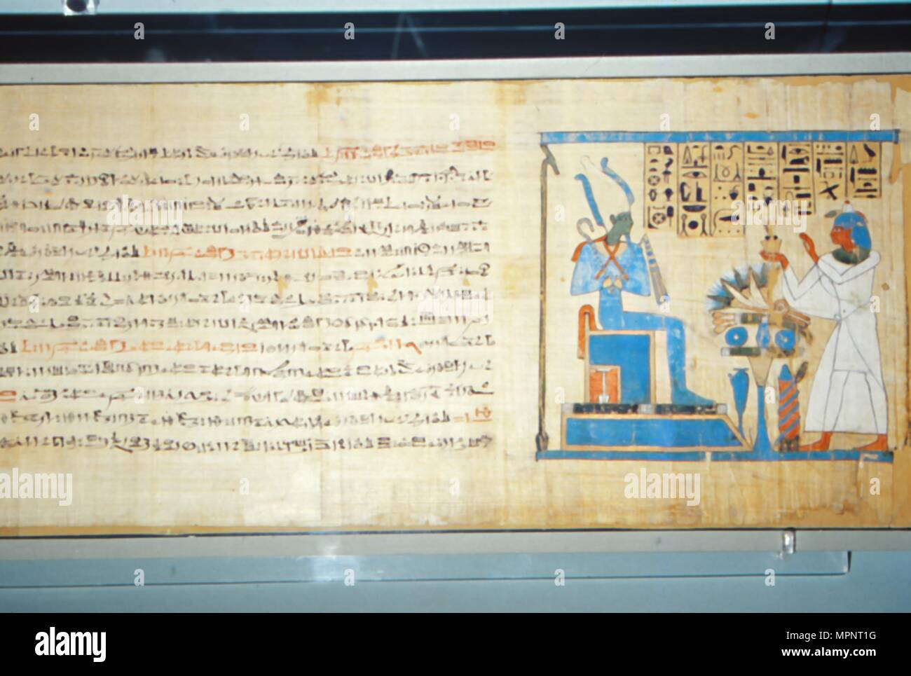 Ieratico egiziano Libro dei Morti di Padiamenet, inizio xxii dinastia, C945BC-900BC. Artista: sconosciuto. Foto Stock