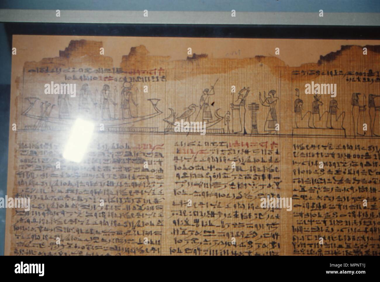 Antica egiziana ieratico Script, c10th secolo A.C. Artista: sconosciuto. Foto Stock