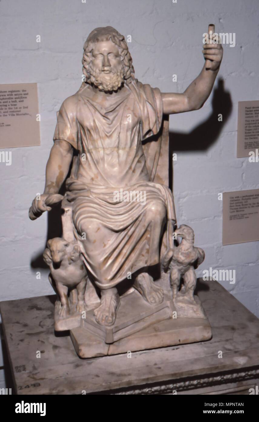 Plutone, (ADE) con Cerberus e Eagle, c 3 secolo A.C. Artista: sconosciuto. Foto Stock