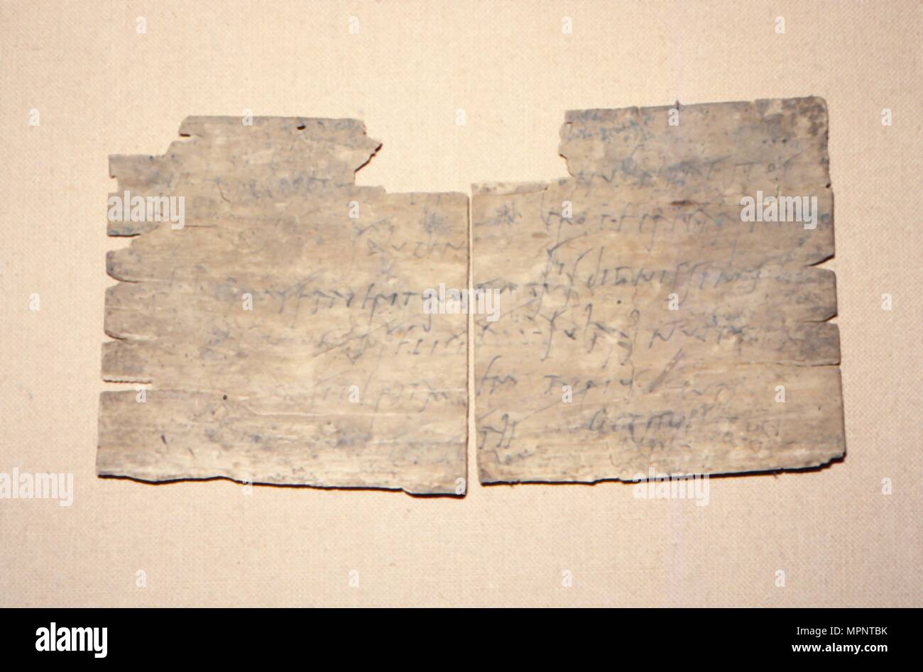 Vindolanda lettere, ad 92-120. Artista: sconosciuto. Foto Stock