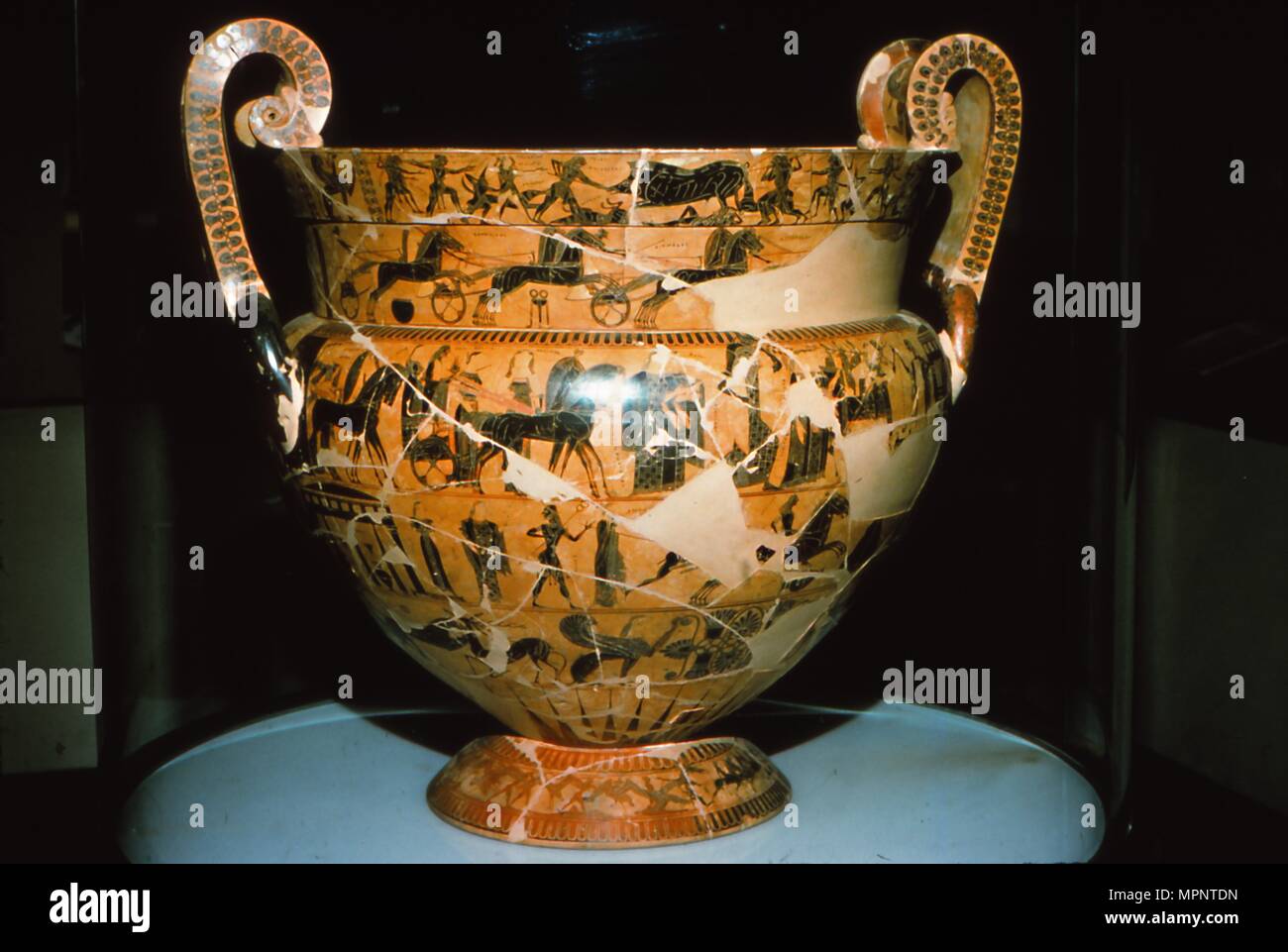 Vaso François trovati in una tomba etrusca, VI secolo A.C. Artisti: Ergotimos, Kleitias. Foto Stock