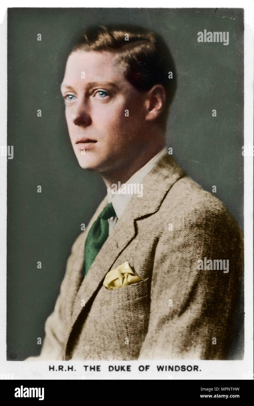 "HRH Il Duca di Windsor", 1937. Artista: sconosciuto. Foto Stock