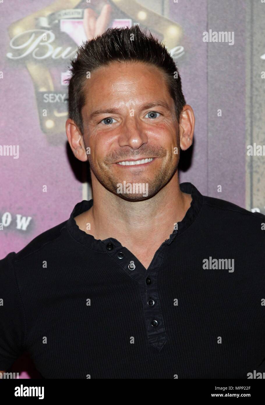 Las Vegas, NV, Stati Uniti d'America. 23 Maggio, 2018. Jeff Timmons presso gli arrivi per X burlesco dolce xvi Festa Anniversario, Flamingo Las Vegas, Las Vegas, NV il 23 maggio 2018. Credito: JA/Everett raccolta/Alamy Live News Foto Stock