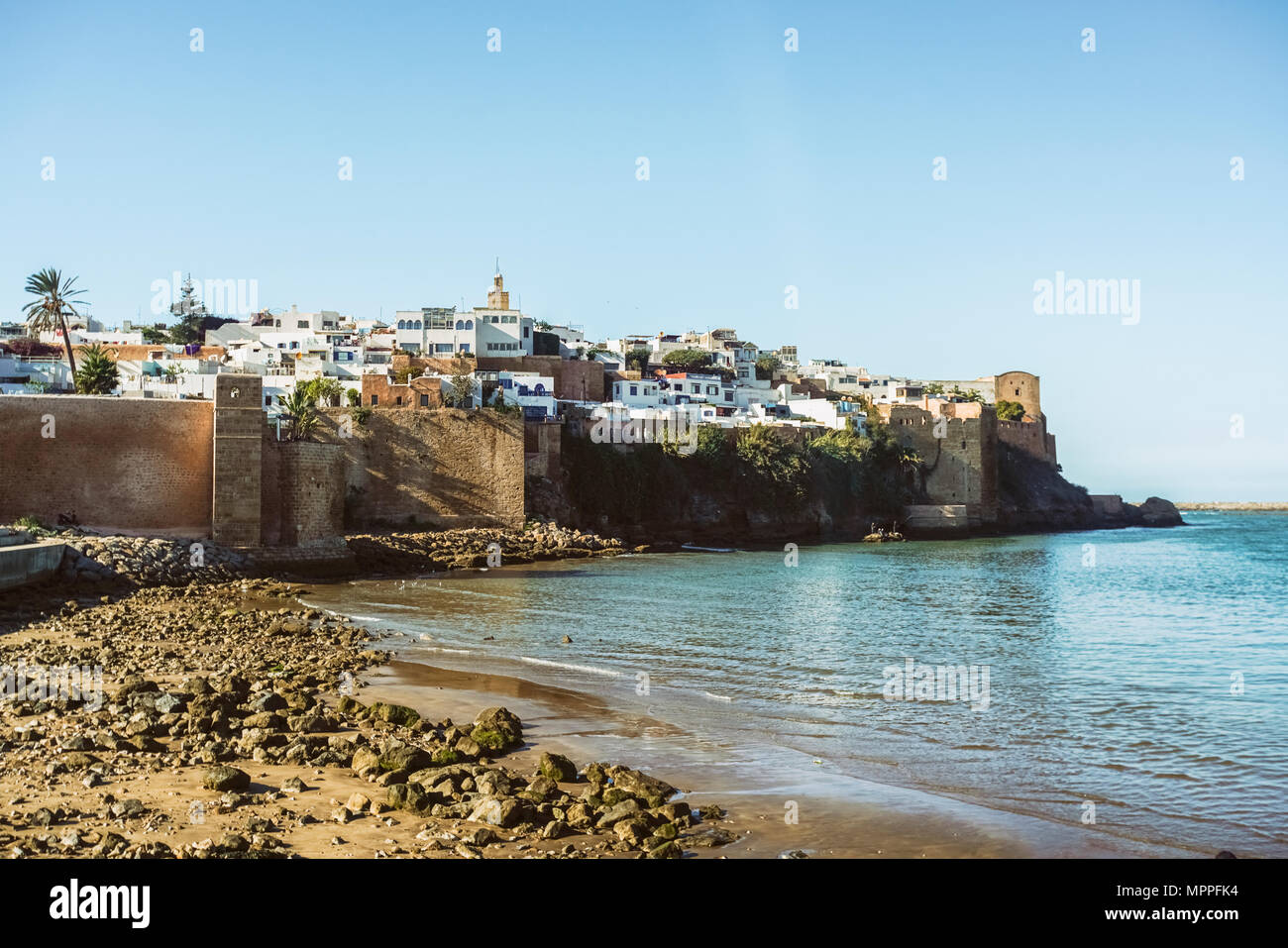 Il Marocco, Rabat, visualizzare a Kasbah Foto Stock