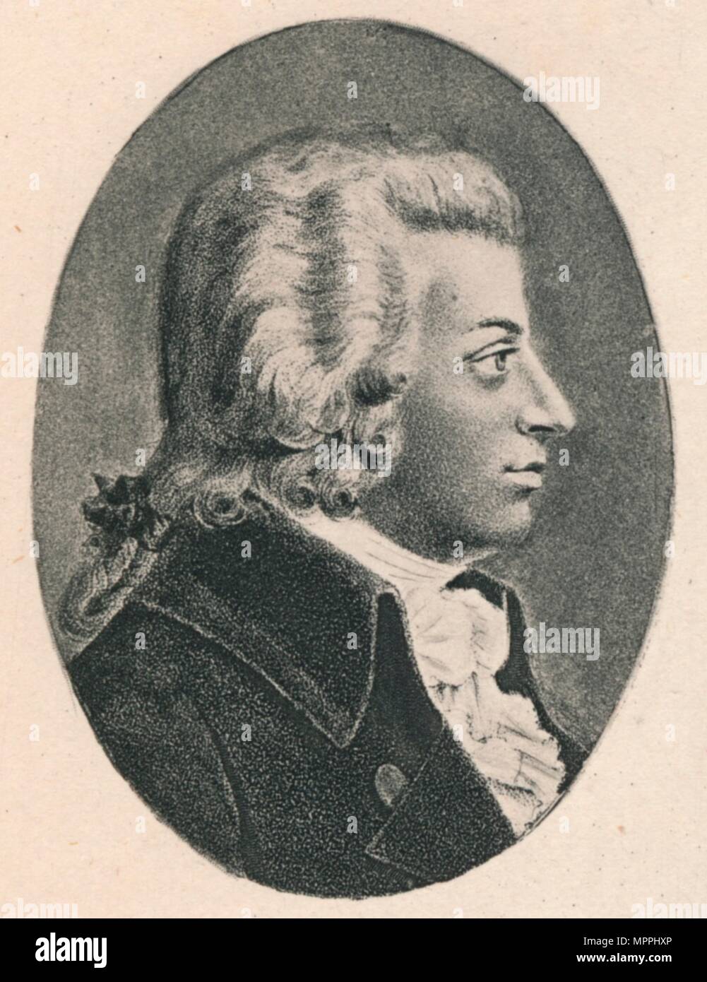 'Mozart.", 1895. Creatore: sconosciuto. Foto Stock