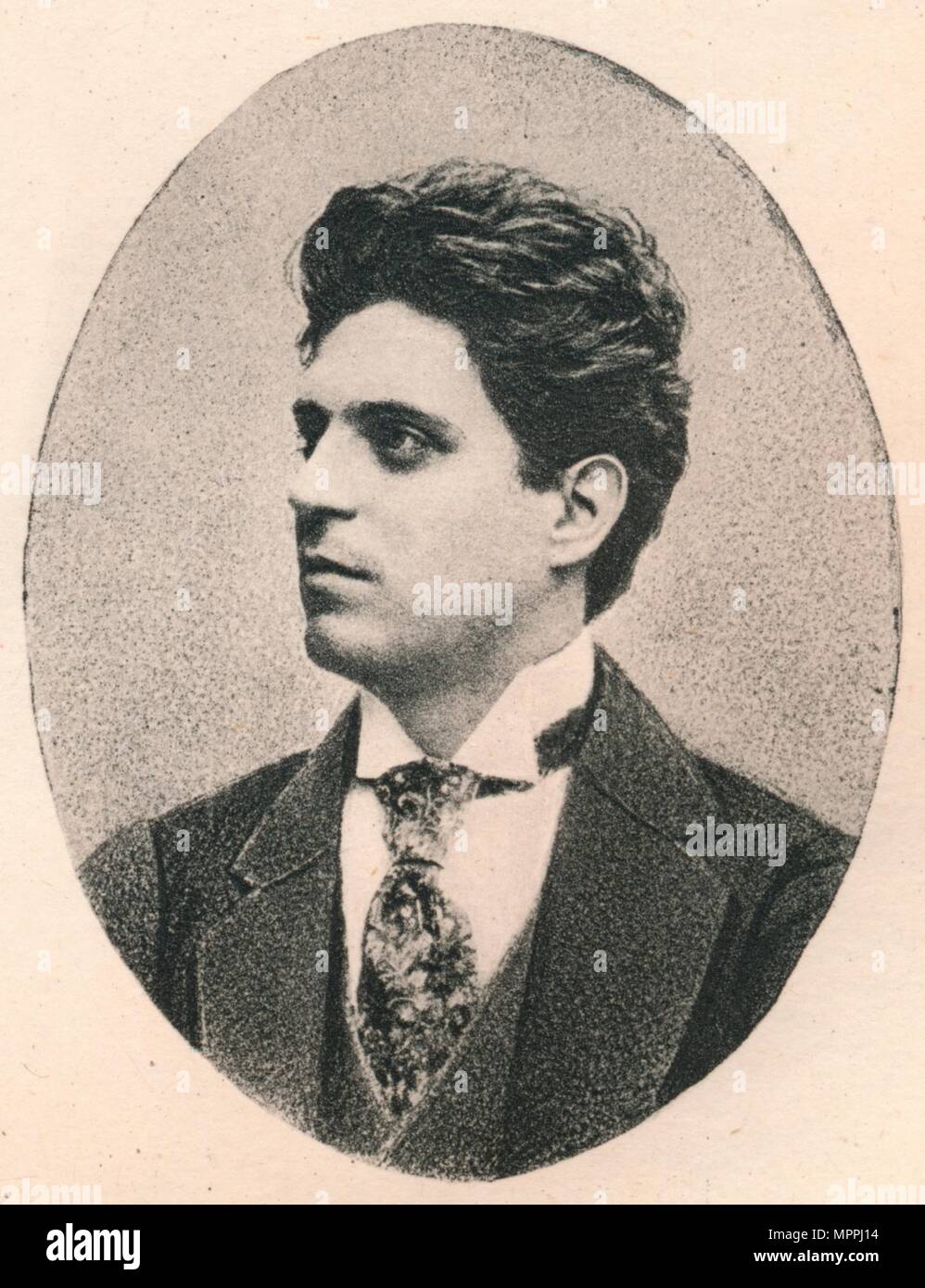 'Mascagni.", 1895. Artista: sconosciuto. Foto Stock