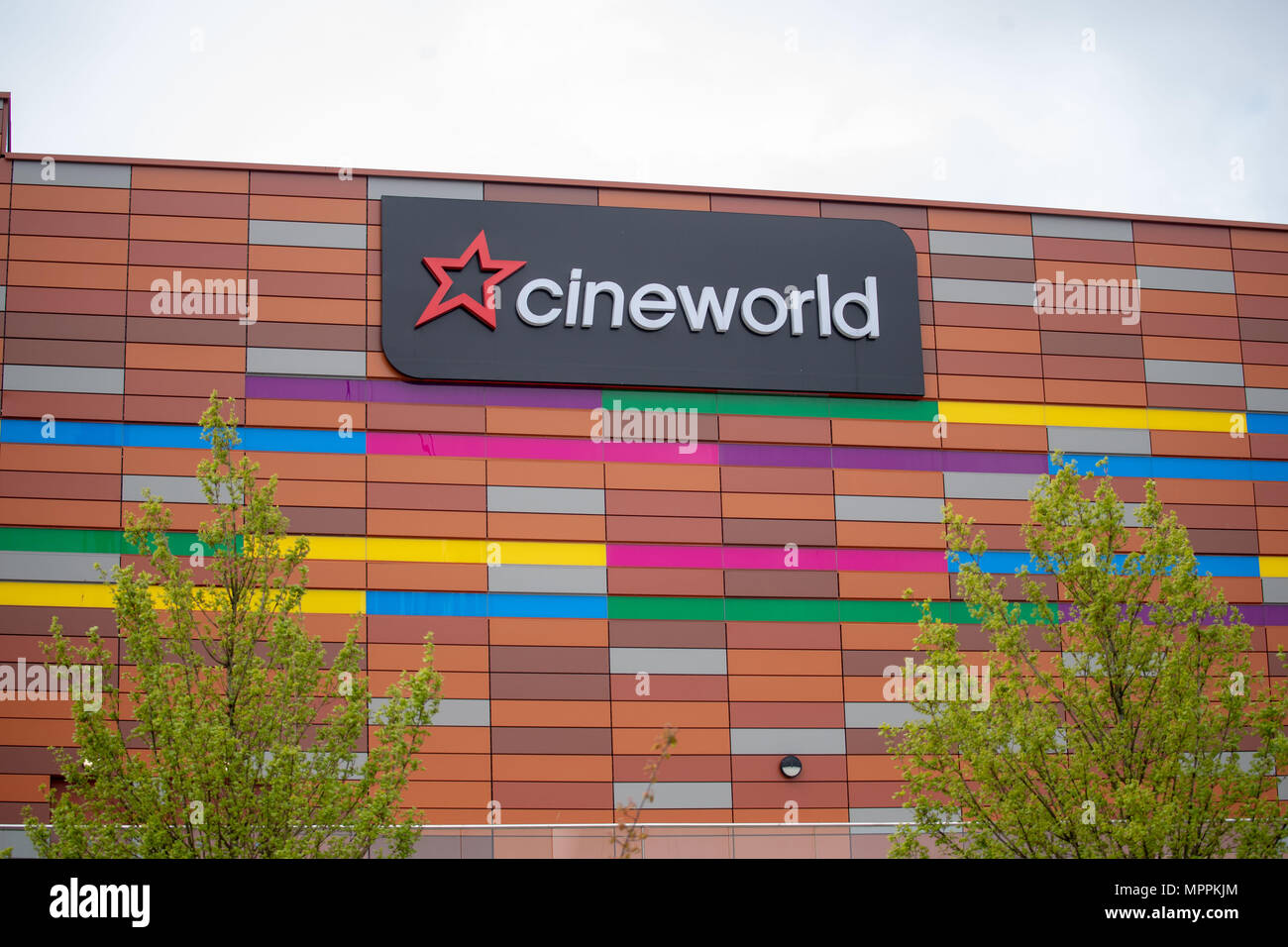 Cinema Cineworld segno logo. Foto Stock