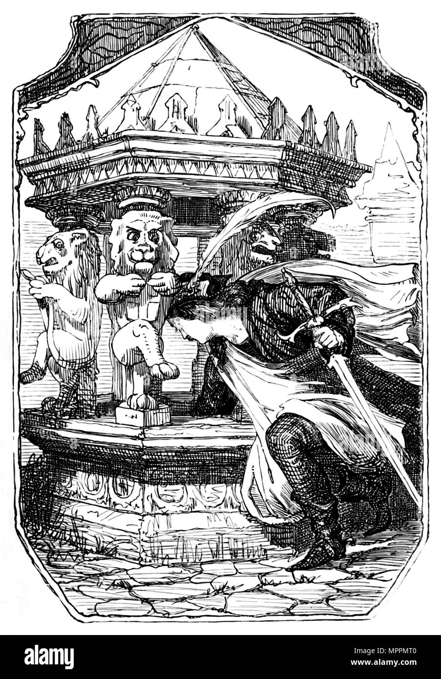 "L'acqua della vita", 1901. Artista: Edward Henry Wehnert. Foto Stock