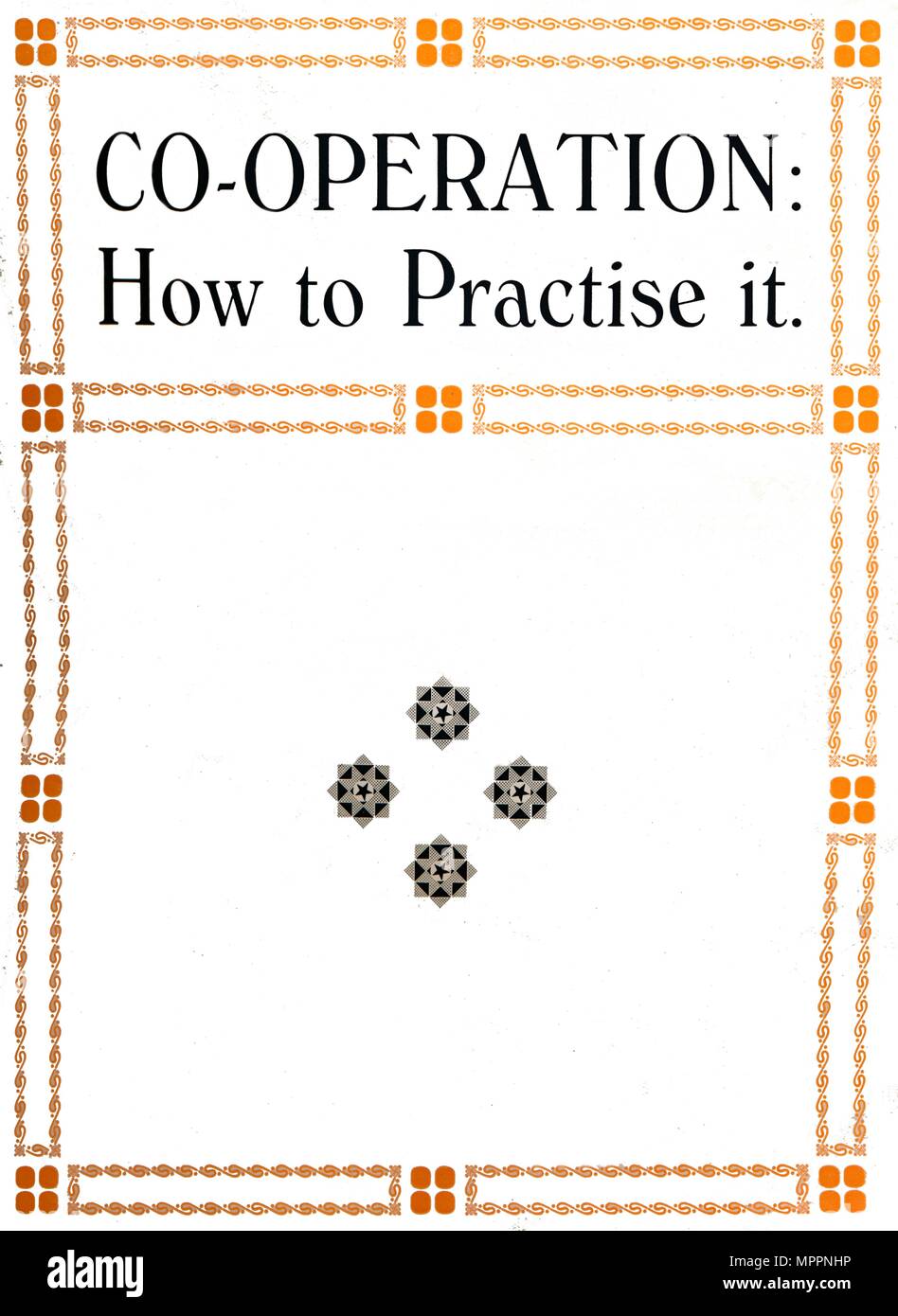 'Cooperazioni: come pratica', 1919. Artista: sconosciuto. Foto Stock