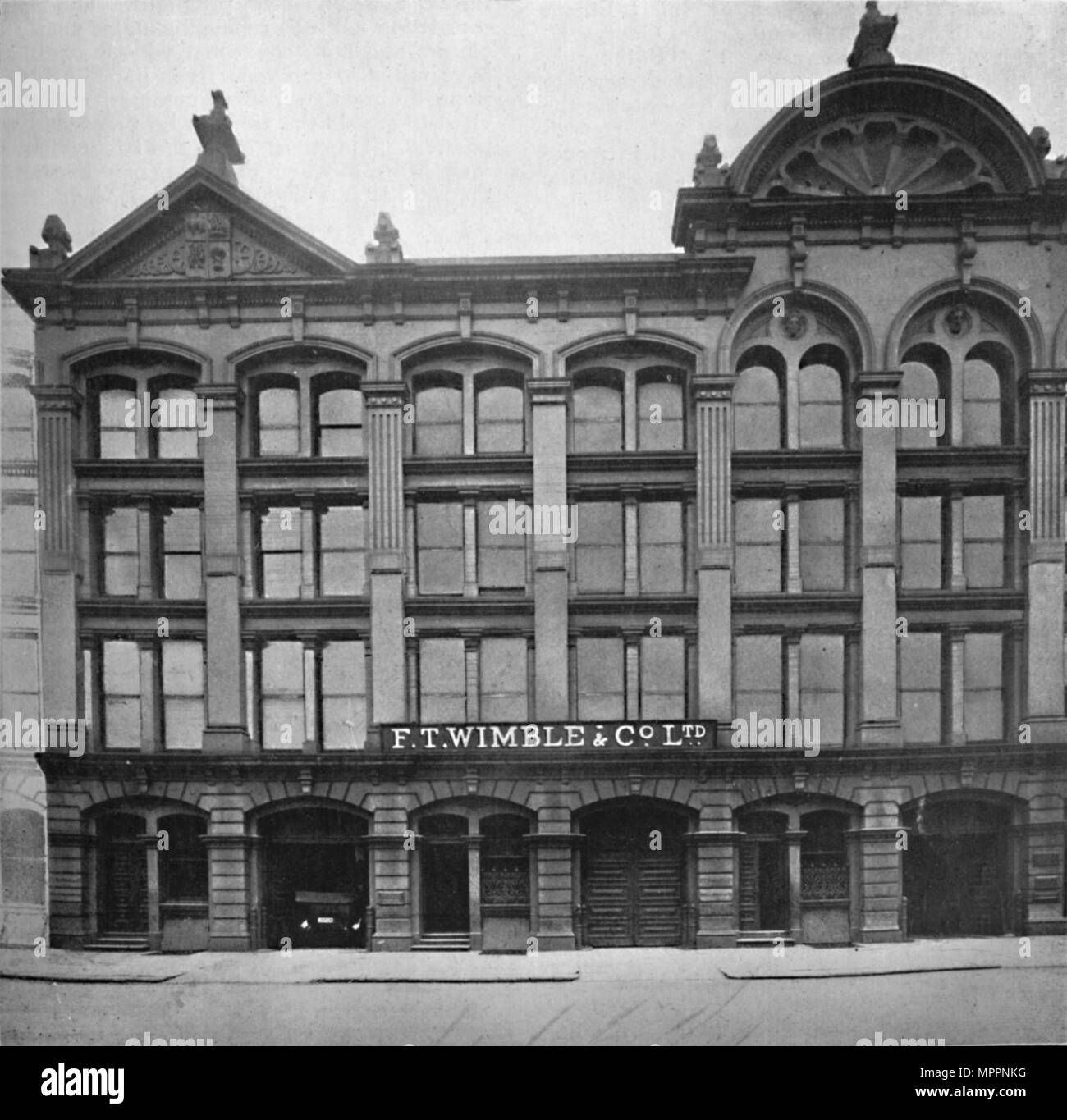 "F. T. Wimble & Co., Ltd. - Capo ufficio, fabbrica e magazzino", 1919. Artista: sconosciuto. Foto Stock