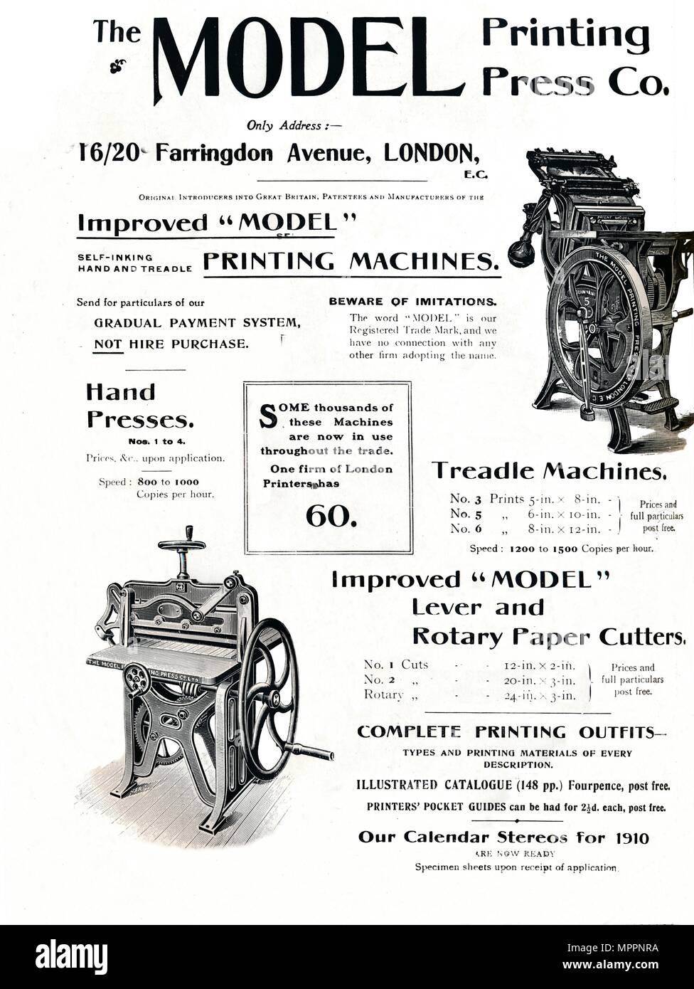 "Il modello Stampa Co.", 1910. Artista: sconosciuto. Foto Stock