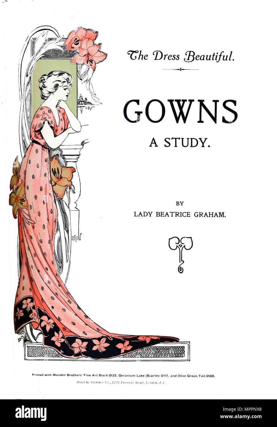 Abiti - uno studio, da Lady Beatrice Graham', 1907. Artista: Soldano & Co. Foto Stock