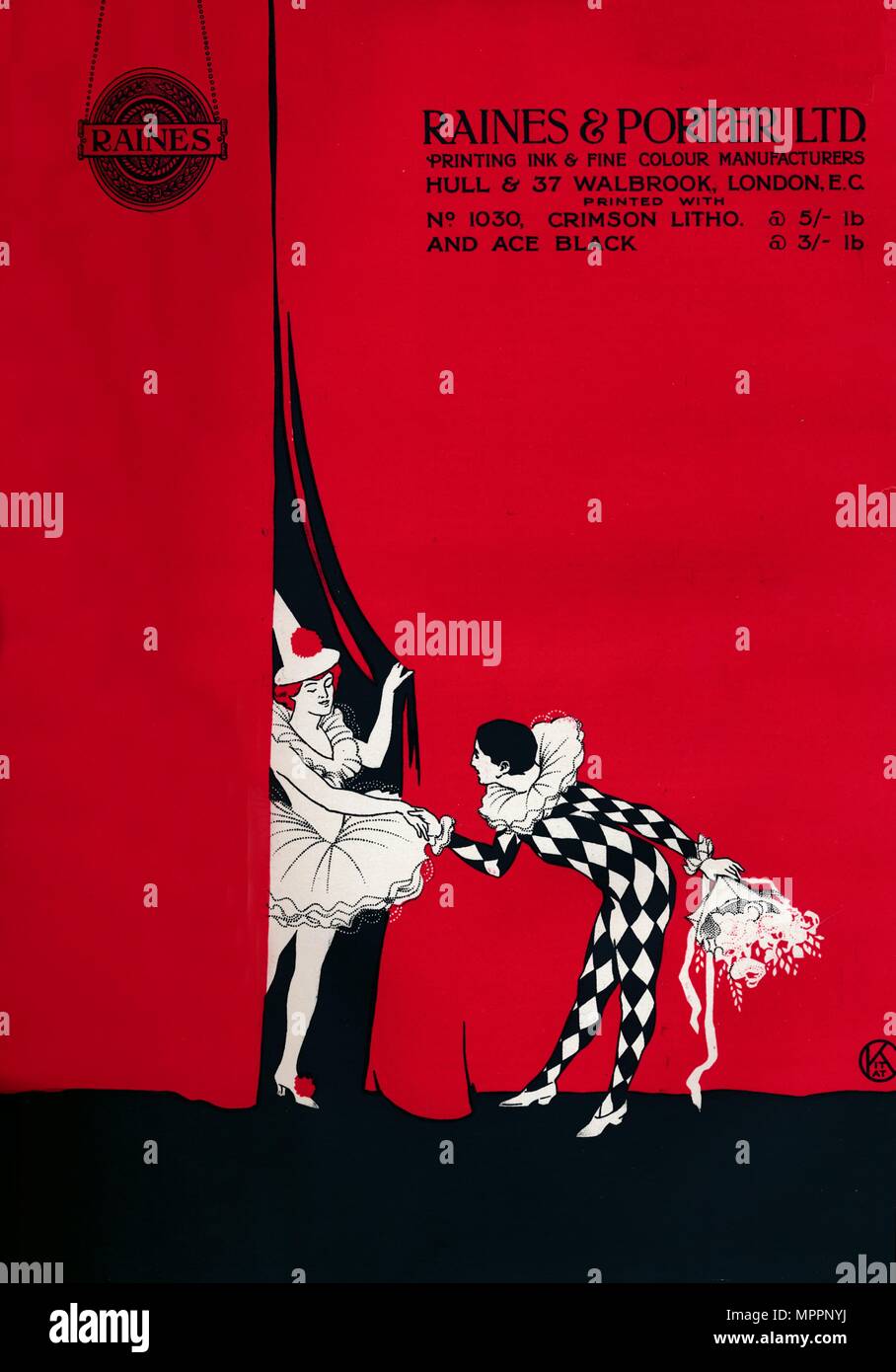 "Raines & Porter Ltd. inserzione', 1919. Artista: sconosciuto. Foto Stock