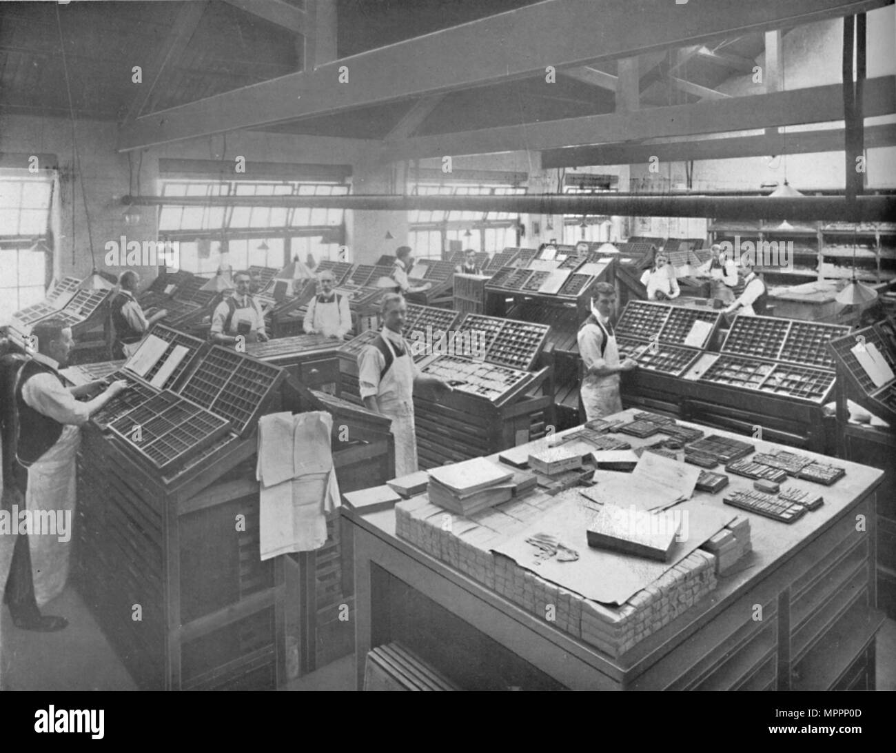 'Vista della composizione di sala", 1919. Artista: sconosciuto. Foto Stock