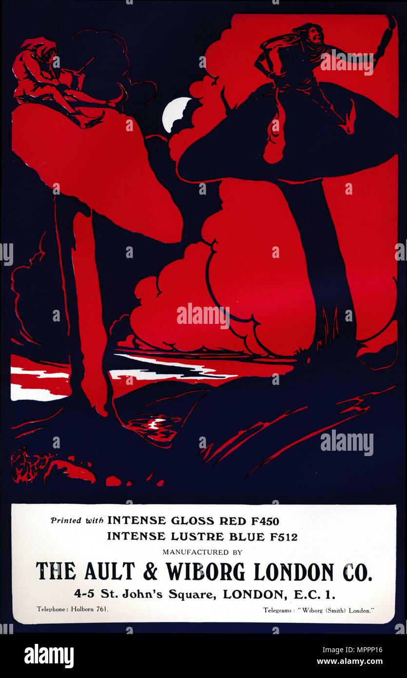 'L'Ault Wiborg & Co. di Londra inserzione', 1919. Artista: sconosciuto. Foto Stock