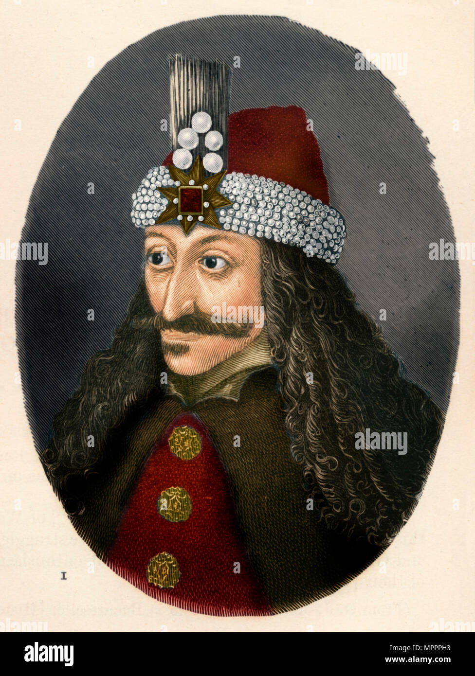 " Vlad III, Principe della Valacchia', c1906, (1907). Artista: sconosciuto. Foto Stock