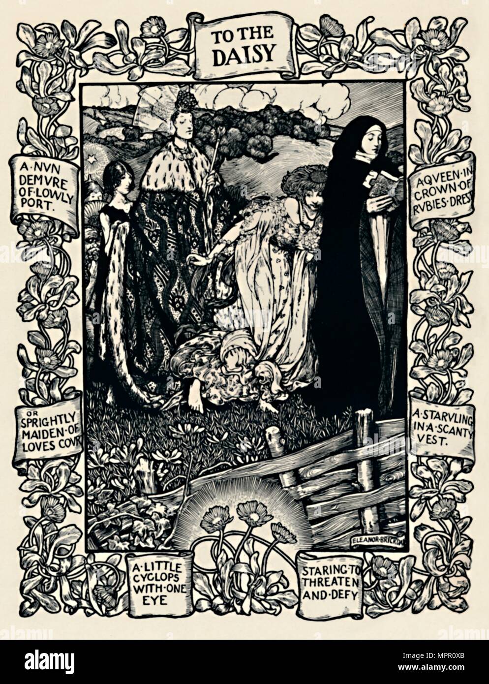 "Illustrazione di Wordsworth epico di Daisy, n. 2', 1923. Artista: Eleanor Fortescue-Brickdale. Foto Stock