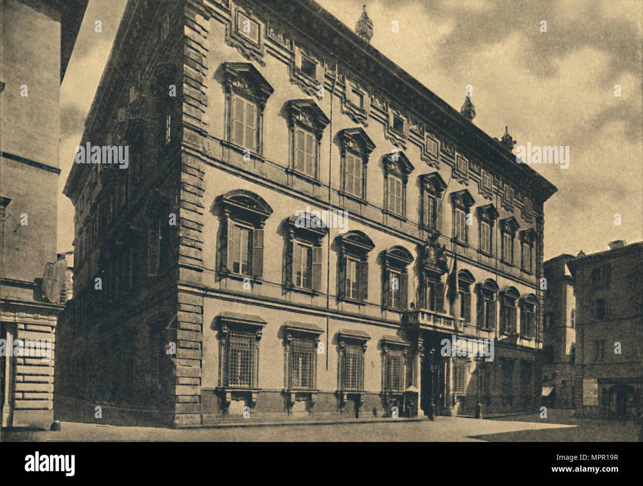 "Roma - Palazzo del Senato", 1910. Artista: sconosciuto. Foto Stock