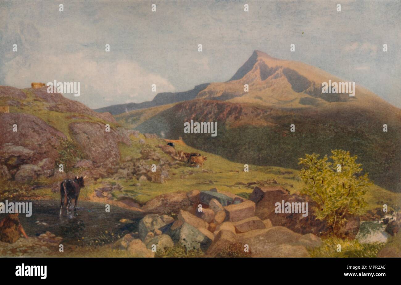 "Fra le colline gallesi", secolo XIX, (1935). Artista: Alfred William Hunt. Foto Stock