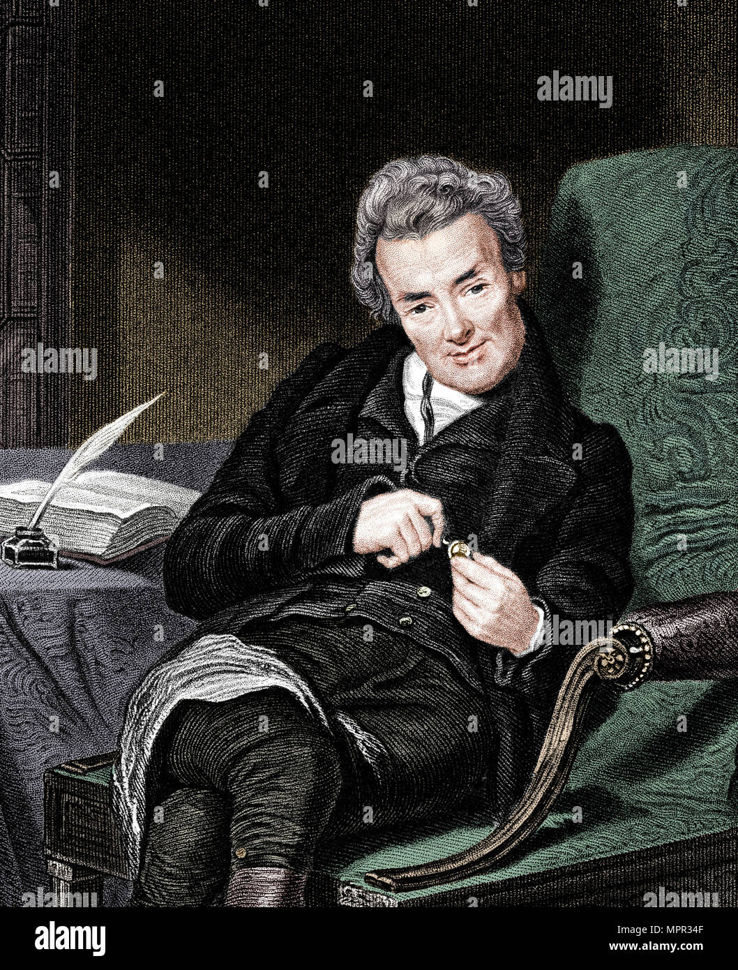 William Wilberforce, inglese filantropo. Artista: sconosciuto. Foto Stock