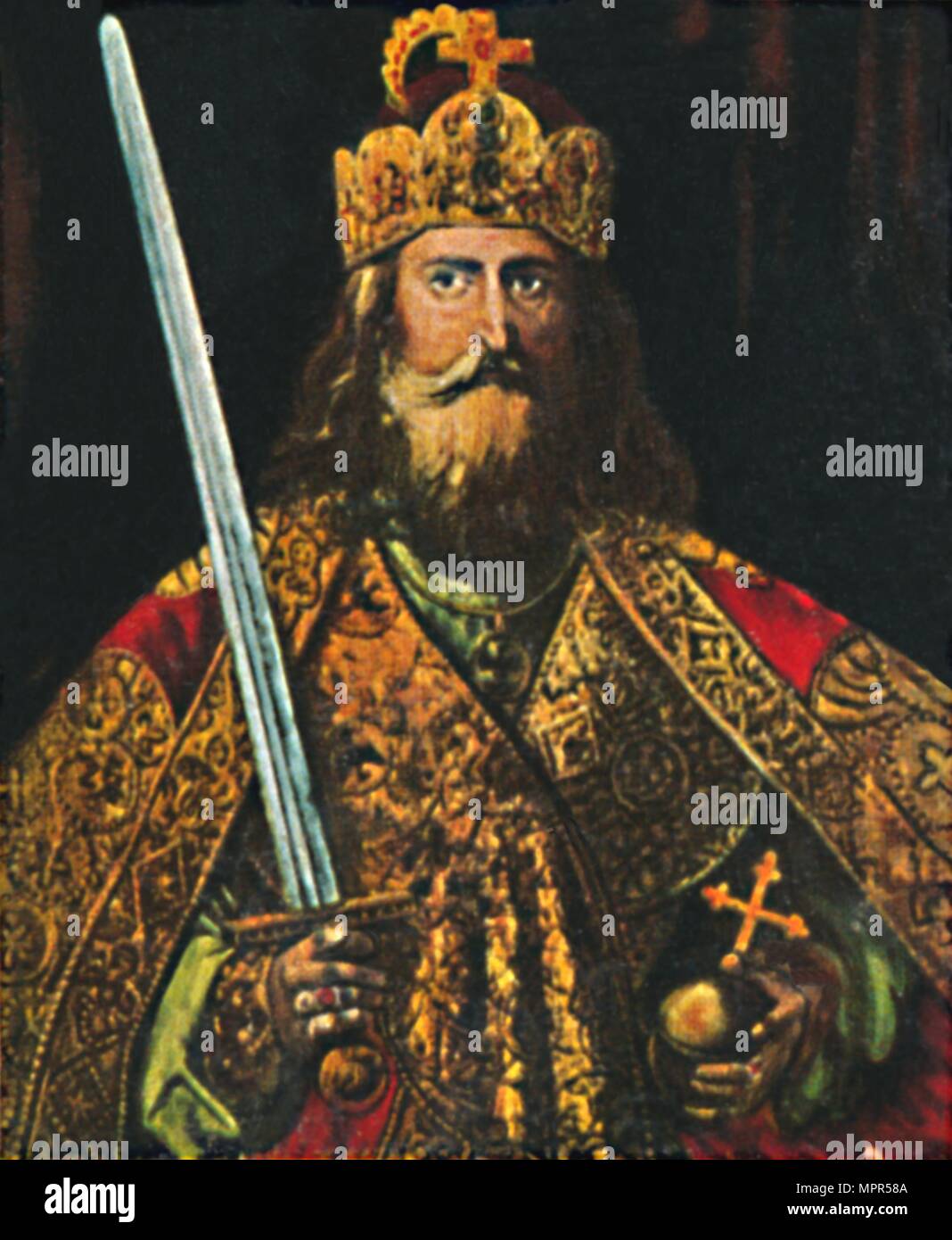 "Karl Der Große, 742-814', 1934. Creatore: sconosciuto. Foto Stock