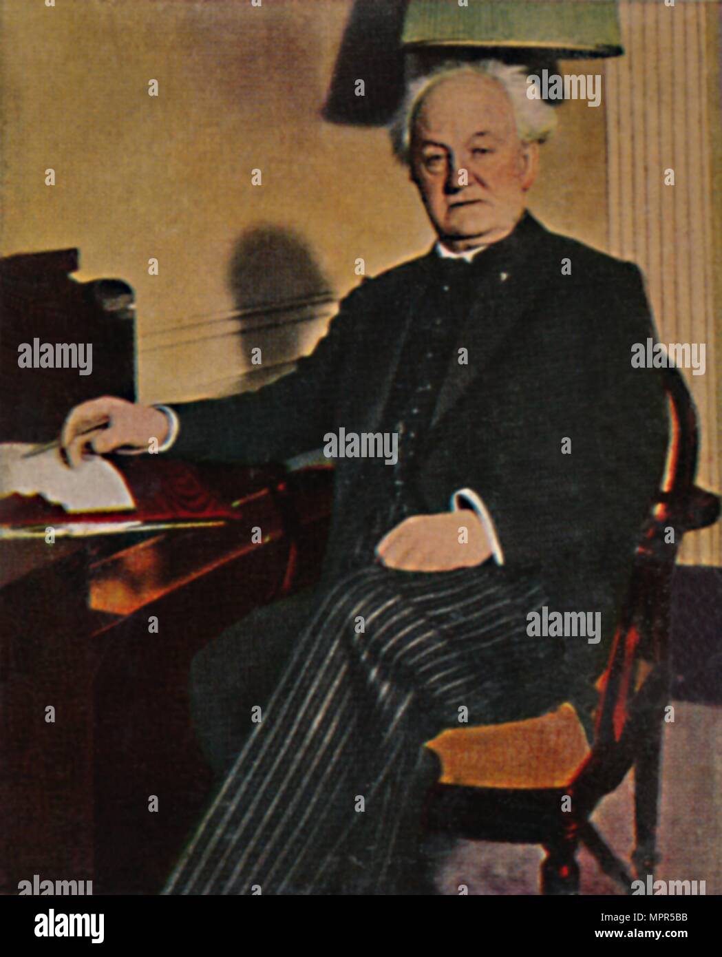 "Gerhart Hauptmann - Geb. 1862", 1934. Artista: sconosciuto. Foto Stock