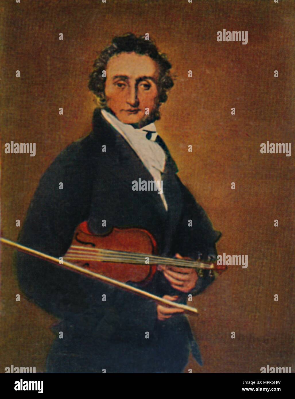 "Niccolò Paganini 1782-1840", 1934. Artista: sconosciuto. Foto Stock