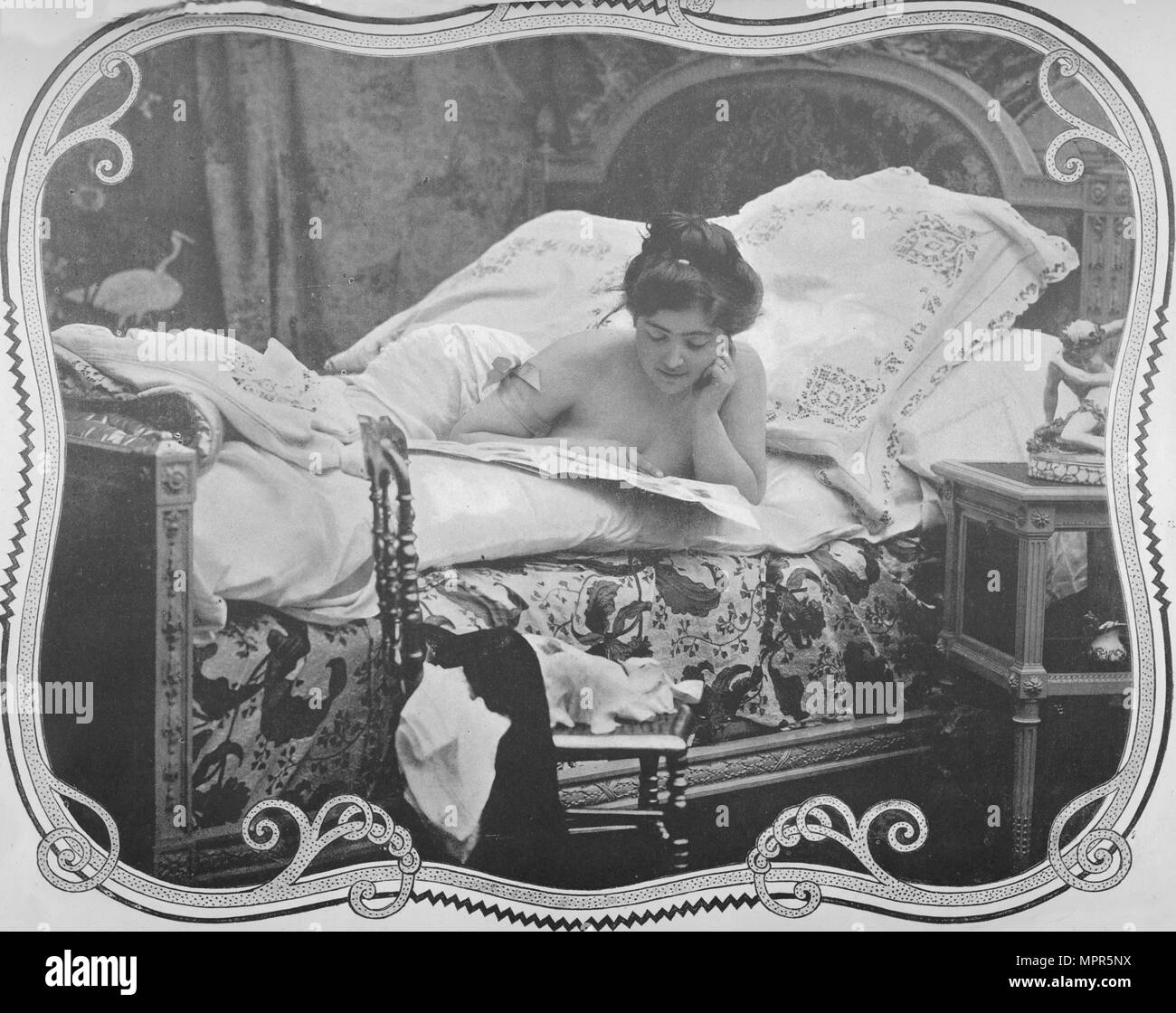 "La Belle Image', 1900. Artista: sconosciuto. Foto Stock