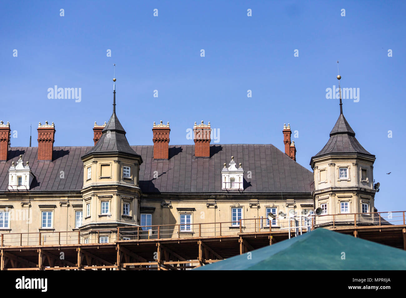 Un cattolico romano sul monastero a Jasna Gora. Ordine di San Paolo . Edificio residenziale. Czestochowa, Polonia. Foto Stock