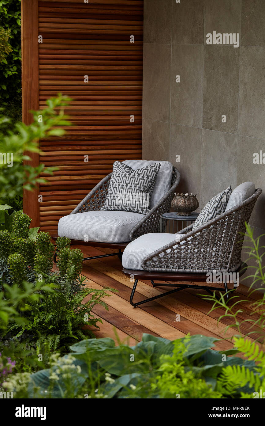 La Chris Beardshaw Morgan Stanley giardino per NSPCC Foto Stock