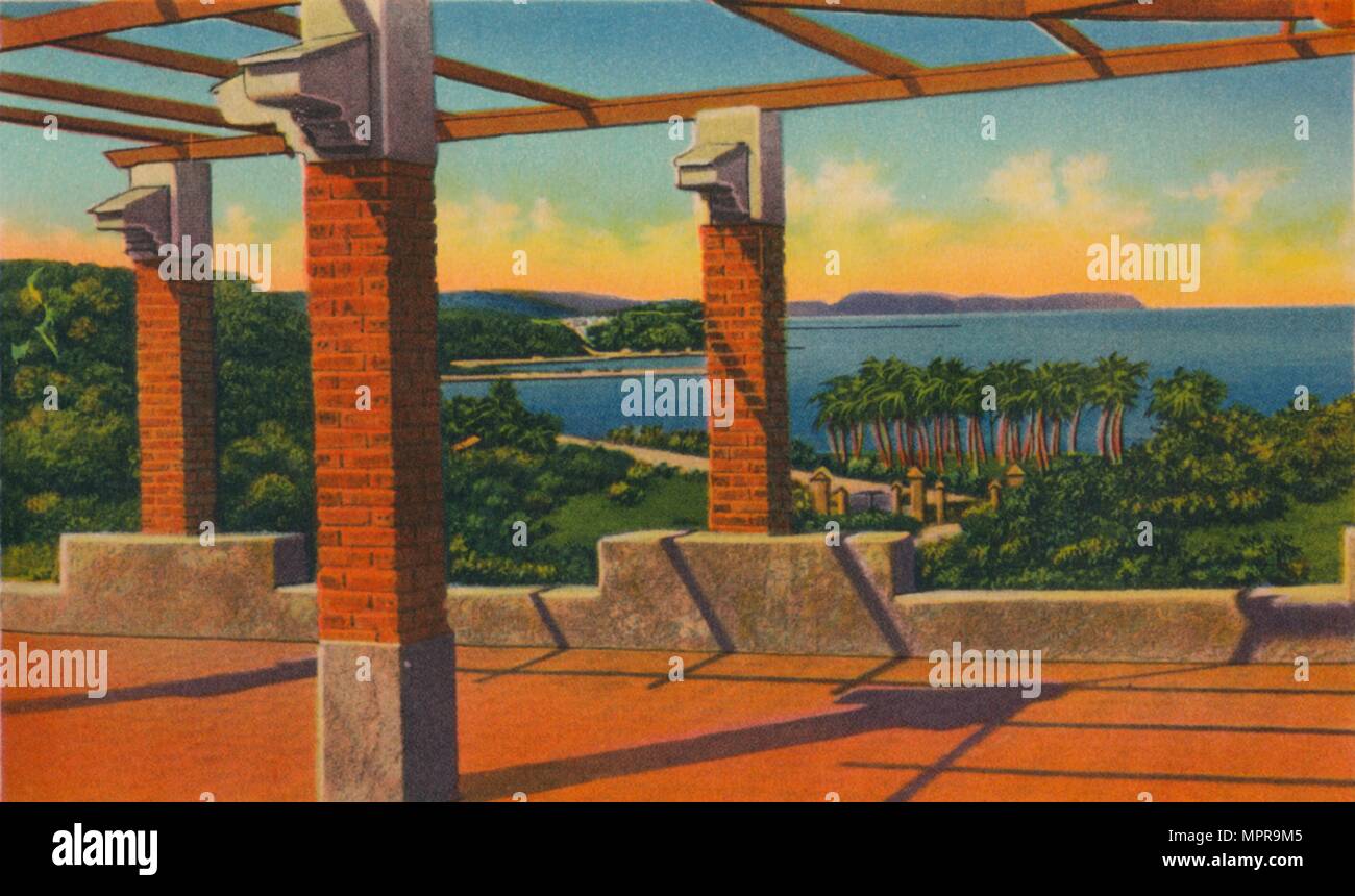 'Salgar spiaggia balneare, 18 chilometri da Barranquilla', c1940s. Artista: sconosciuto. Foto Stock