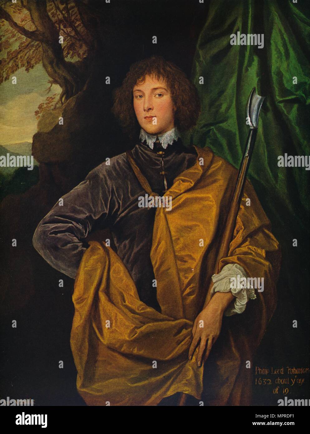 "Filippo, Signore Wharton', 1632. Artista: Anthony van Dyck. Foto Stock