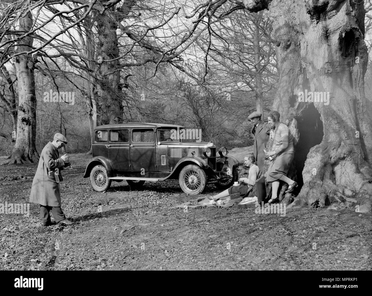 Standard 18 HP a 4 porte berlina, c1920s. Artista: Bill Brunell. Foto Stock