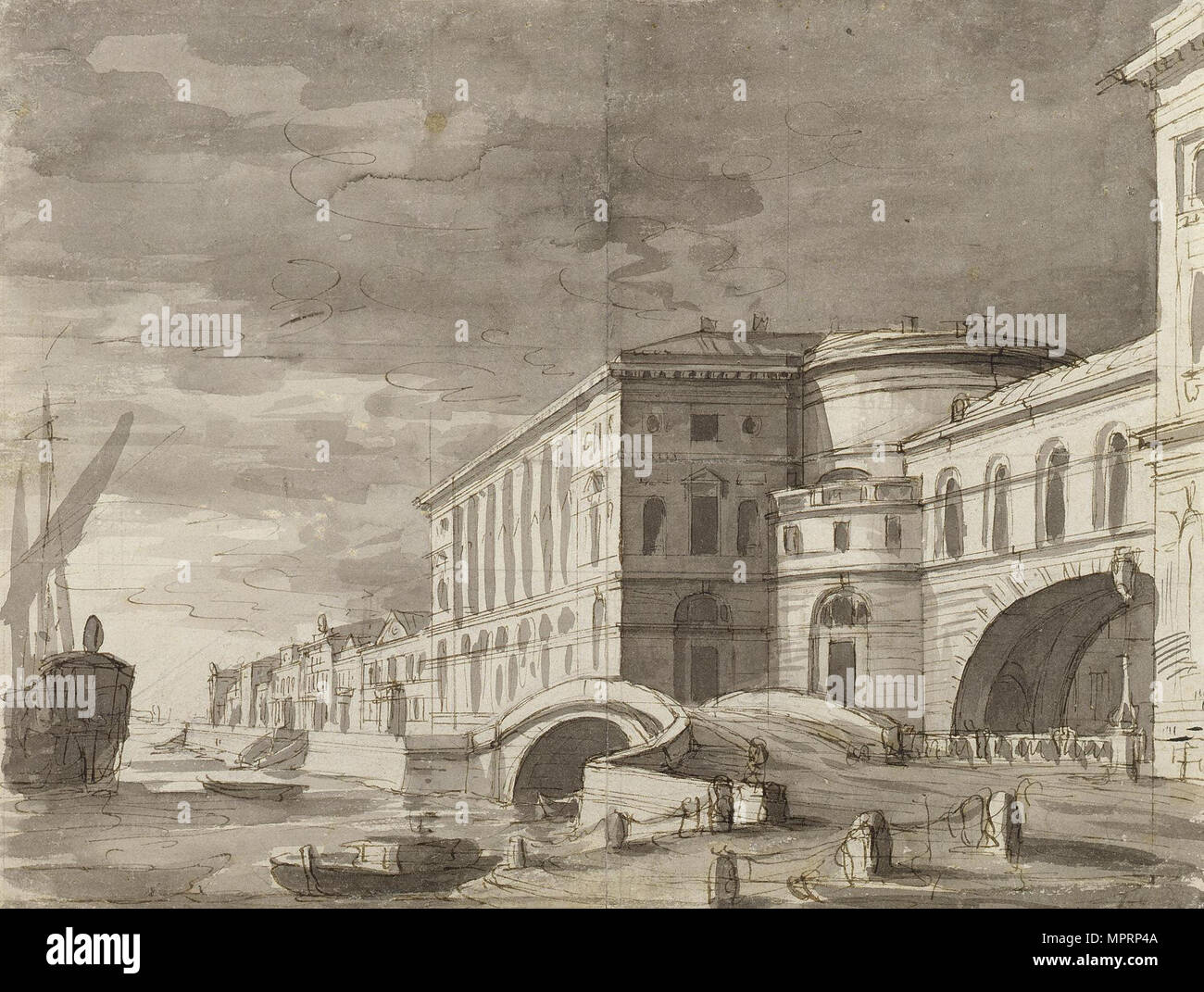 Il Teatro Hermitage di San Pietroburgo (tenda design), dopo il 1802. Foto Stock