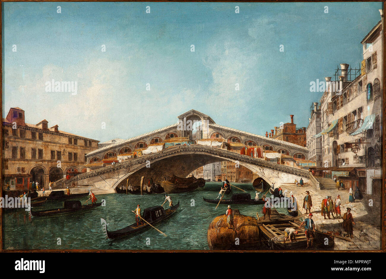 Il Ponte di Rialto. Foto Stock