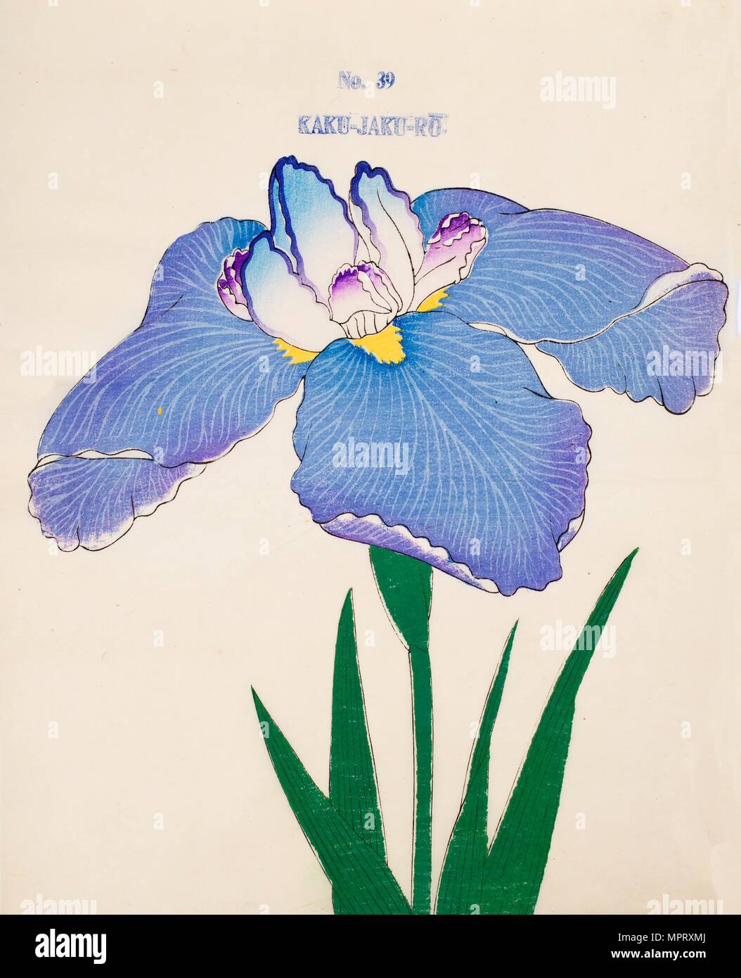 Kaku-Jaku-ro, No. 39, 1890, (color woodblock print) Foto Stock