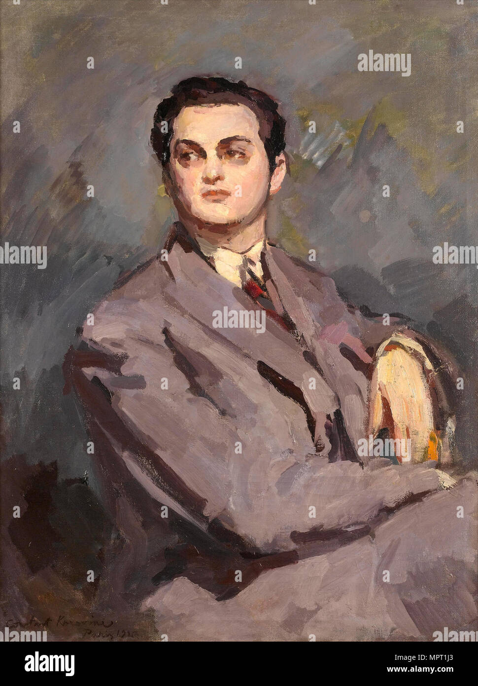 Ritratto di Mikhail Albertovich Kuznetsov-Benois, 1926. Foto Stock