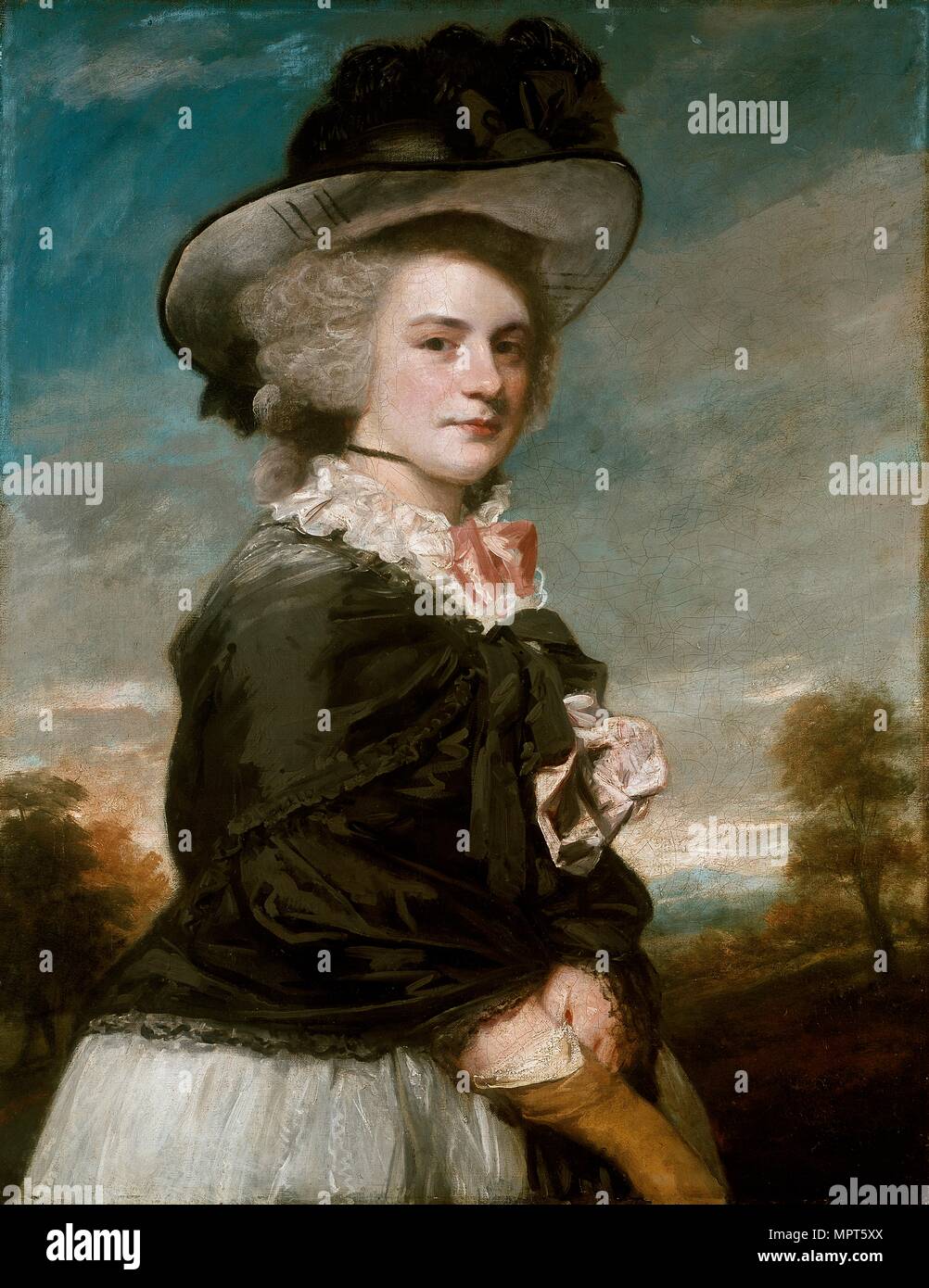 Miss Elizabeth Keppel, successivamente la onorevole Thomas Meyrick, 1782. Artista: Sir Joshua Reynolds. Foto Stock