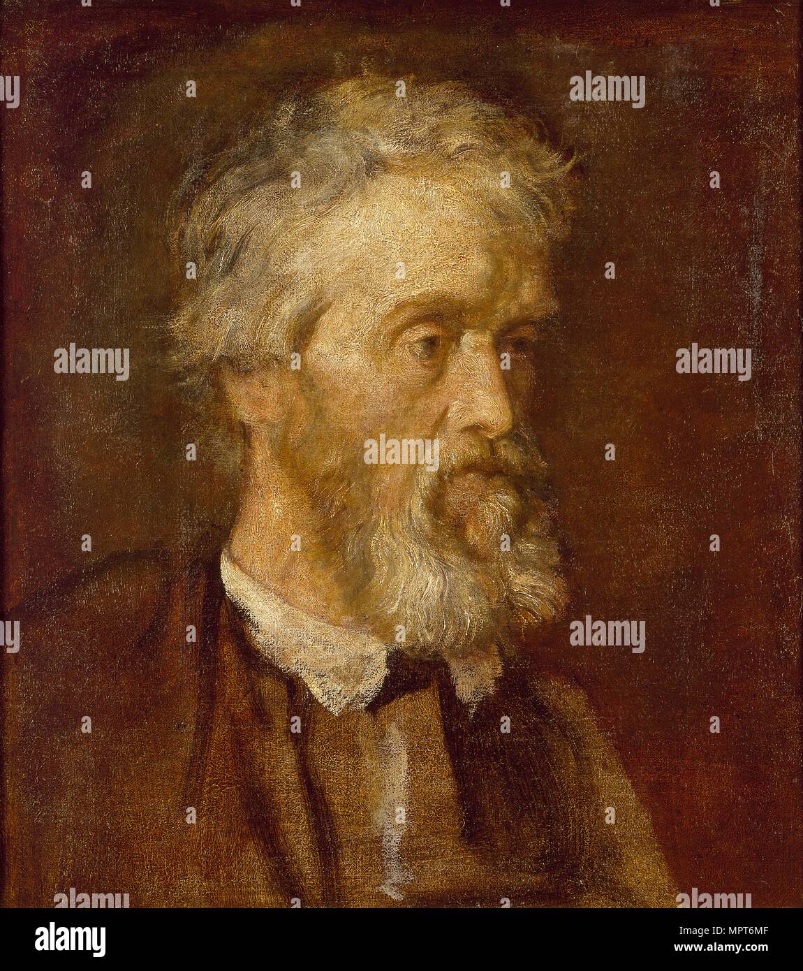 Thomas Carlyle, 1867-1868. Artista: George Frederick Watts. Foto Stock