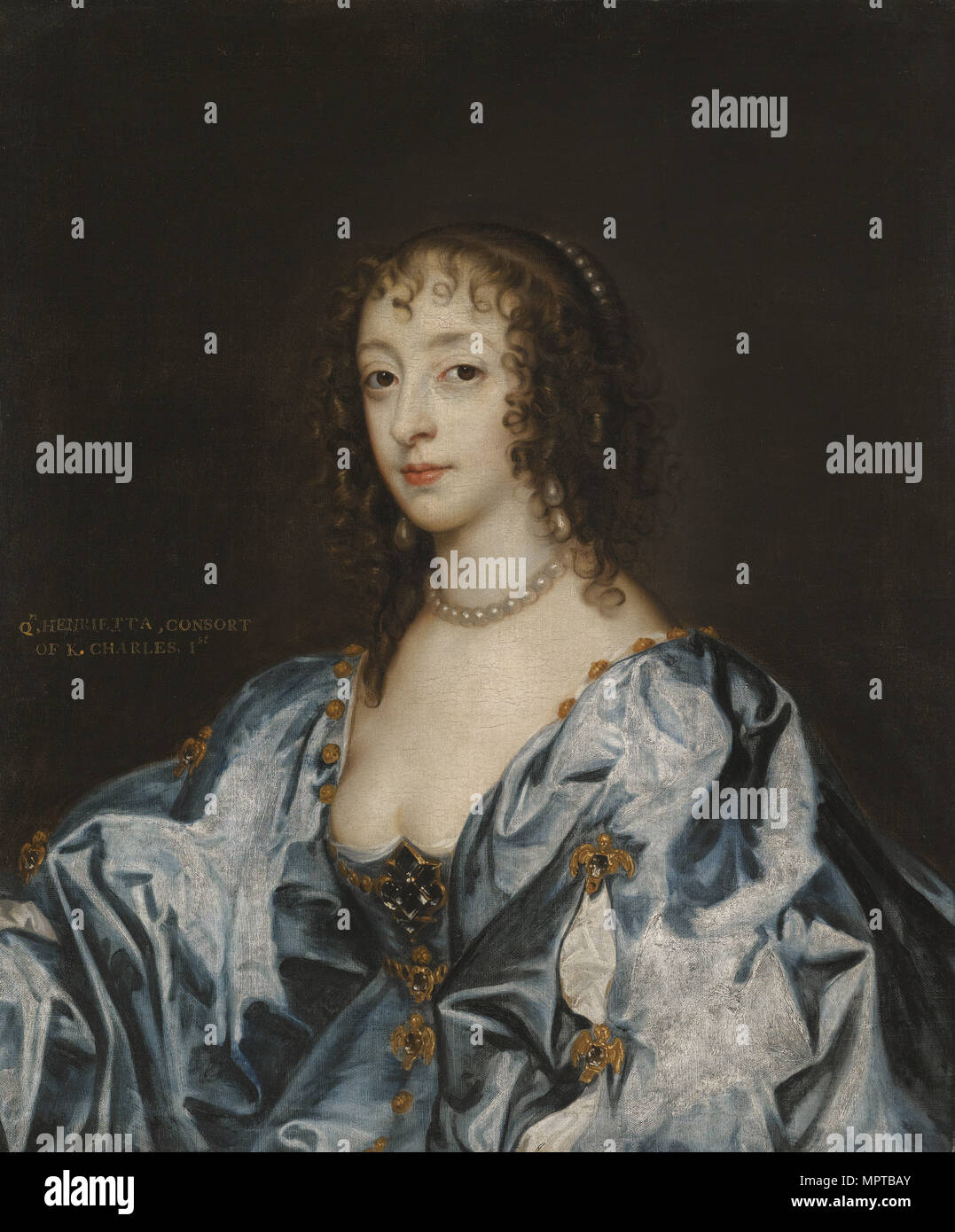 Ritratto della regina Henrietta Maria di Francia (1609-1669). Foto Stock