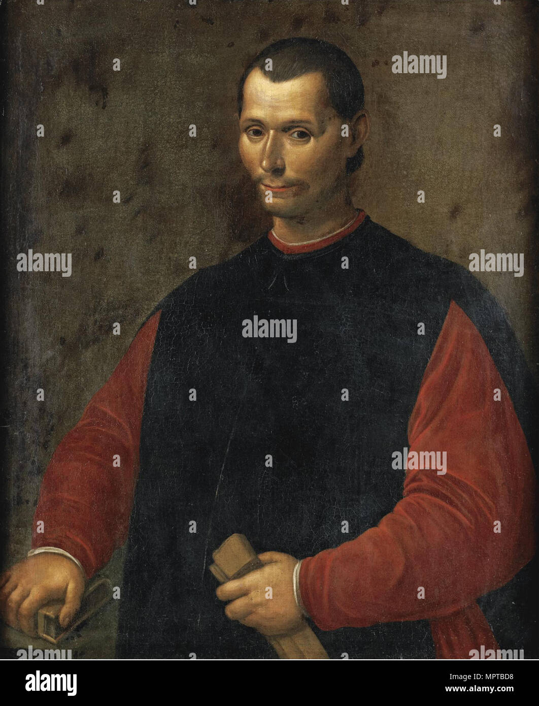 Ritratto di Niccolò Machiavelli (1469-1527). Foto Stock