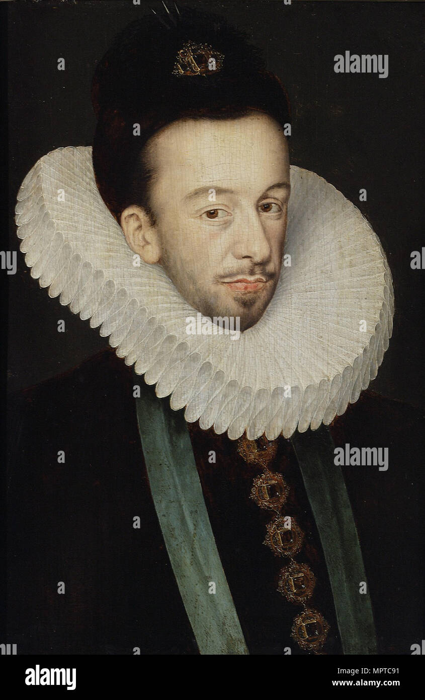 Ritratto di Enrico III di Francia, re di Polonia e granduca di Lituania. Foto Stock