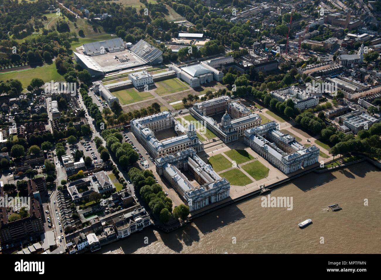 Royal Naval College di Greenwich, Londra, 2012. Artista: Damian Grady. Foto Stock