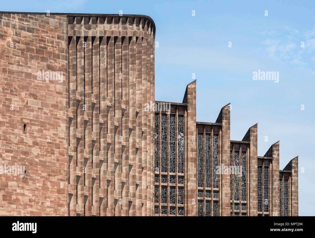 Coventry Cathedral, West Midlands, 2014. Artista: Steven Baker. Foto Stock