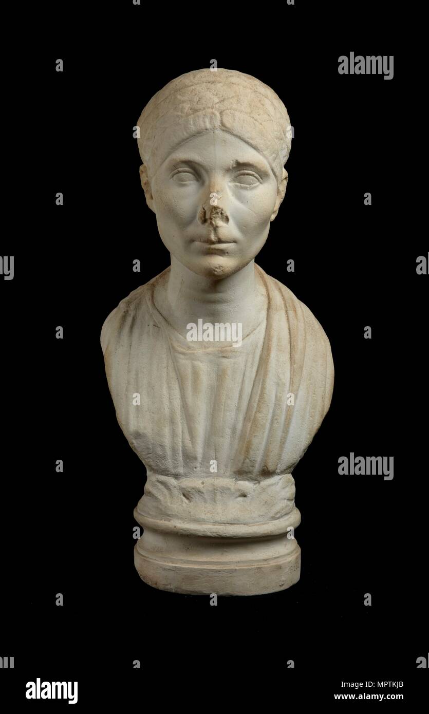 Busto di donna, inizi II secolo. Artista: sconosciuto. Foto Stock