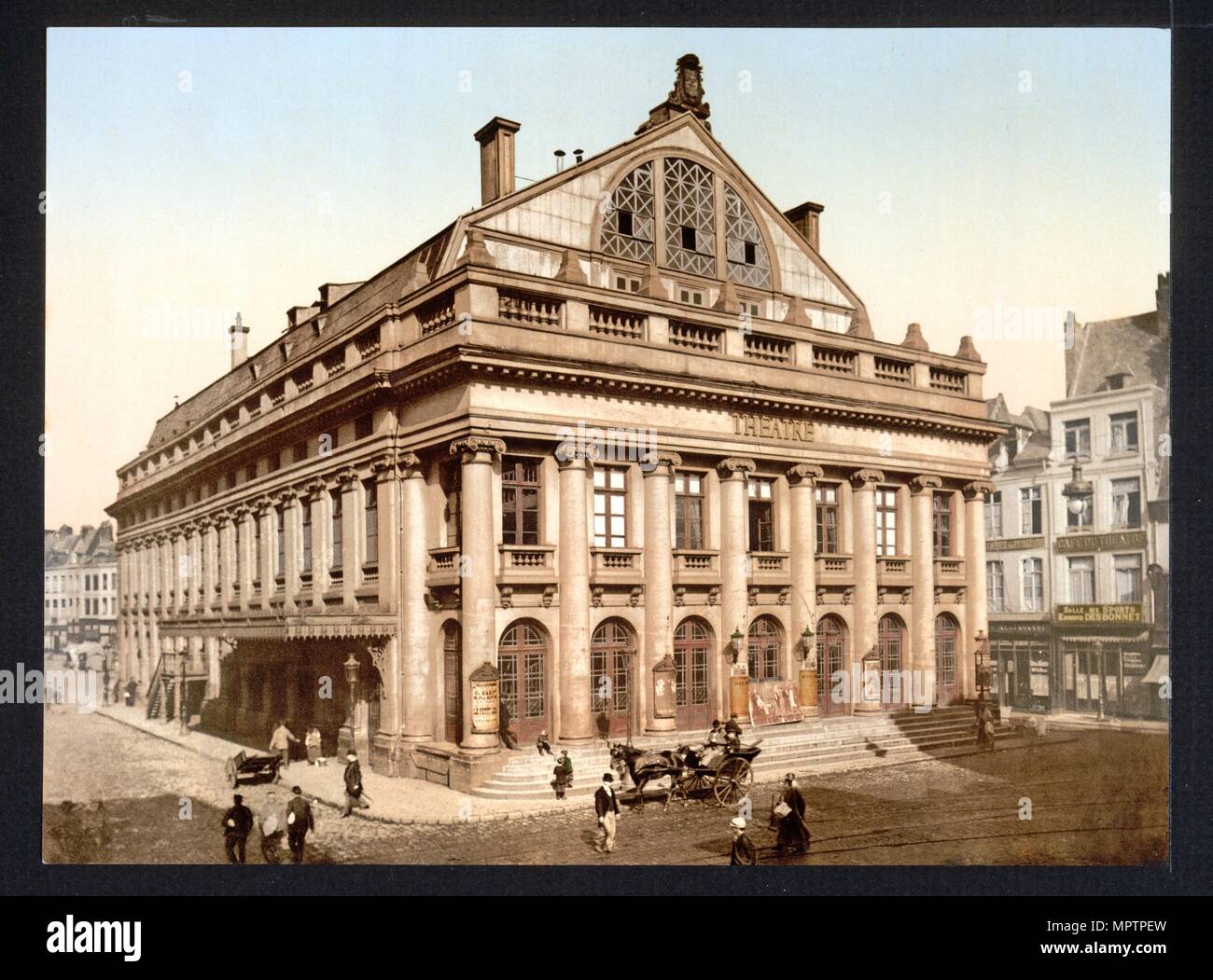 Il teatro, Lillie, Francia, c.1895. Foto Stock