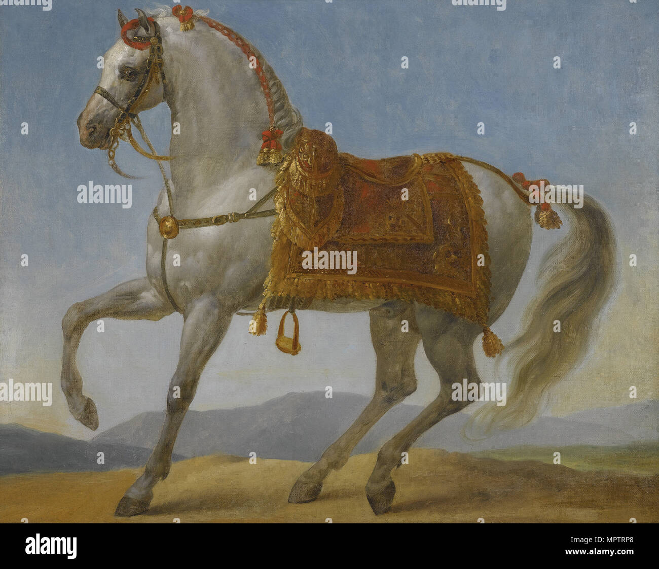 Marengo, il cavallo di Napoleone I di Francia. Foto Stock