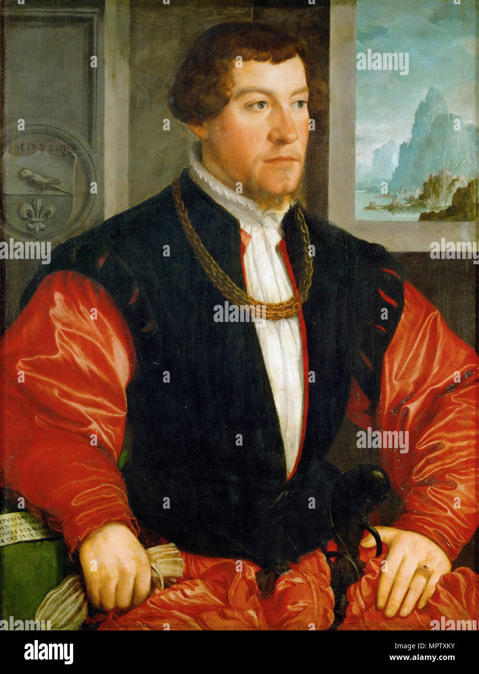 Ritratto di Christoph Baumgartner (1514-1586). Foto Stock