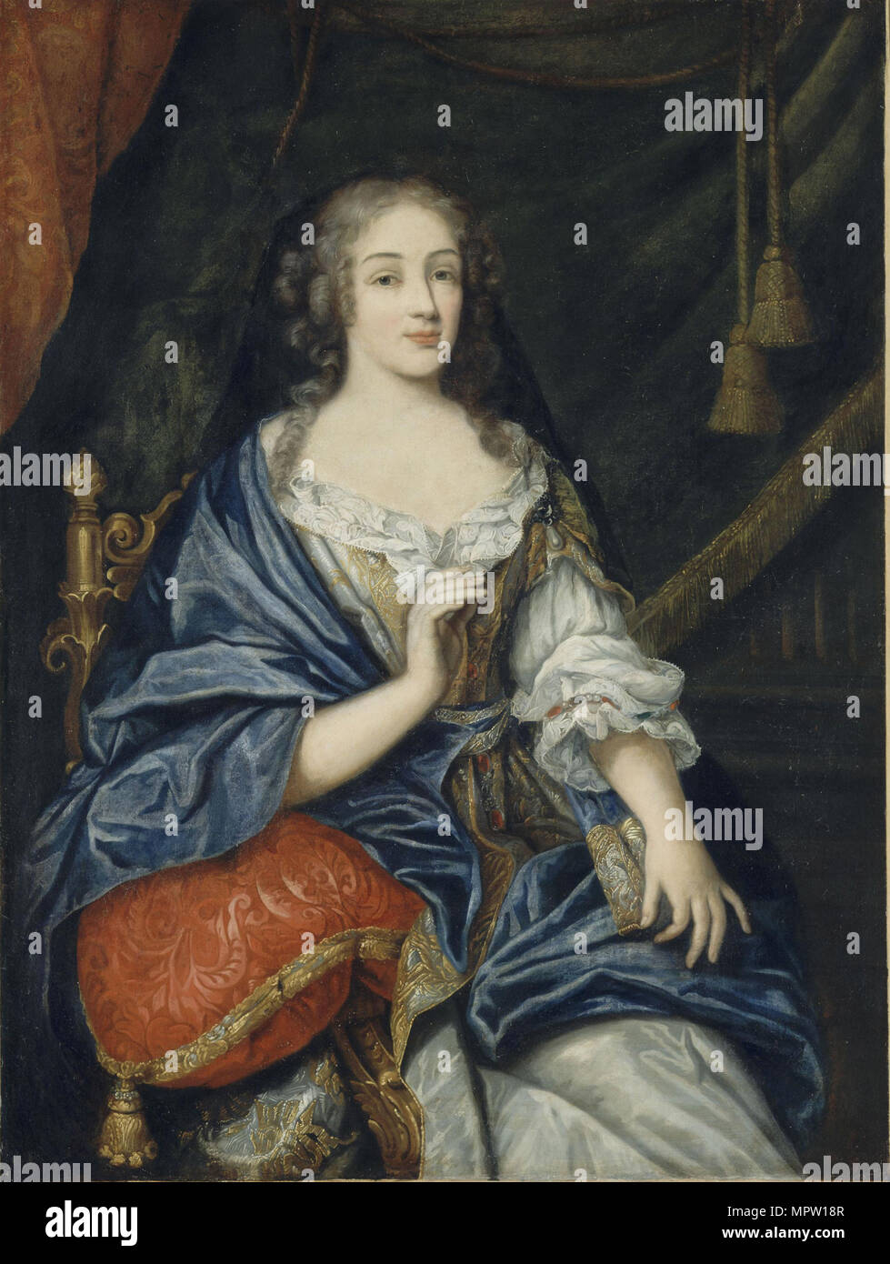 Louise de La Baume Le Blanc, duchessa di La Vallière (1644-1710), terzo quarto del XVII secolo. Foto Stock